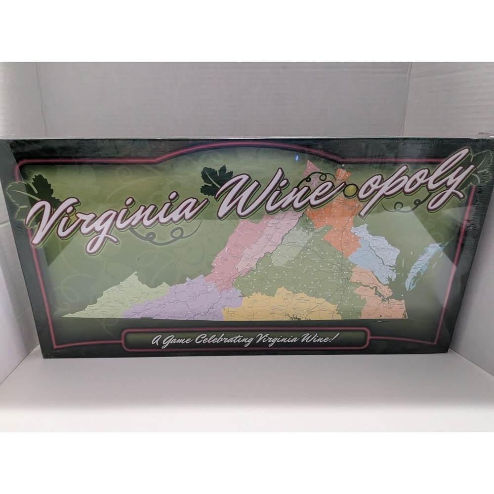 Virginia Wine-opoly Board Game Late for the Sky New Sealed Vintner Theme